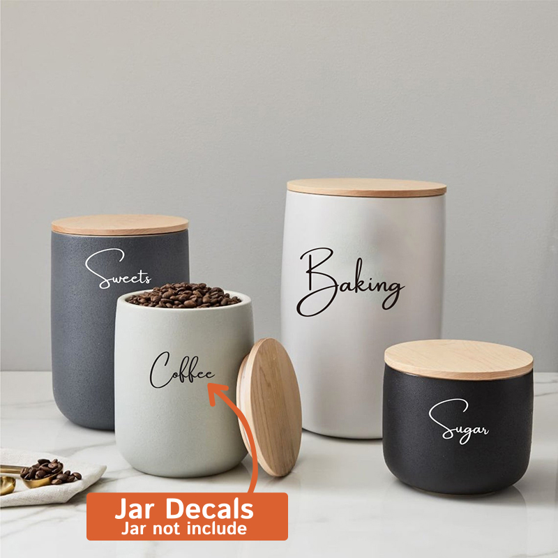 Switching Coffee To Tea - Çıkartması Sadece 8 Adet Mutfak Organizasyon
