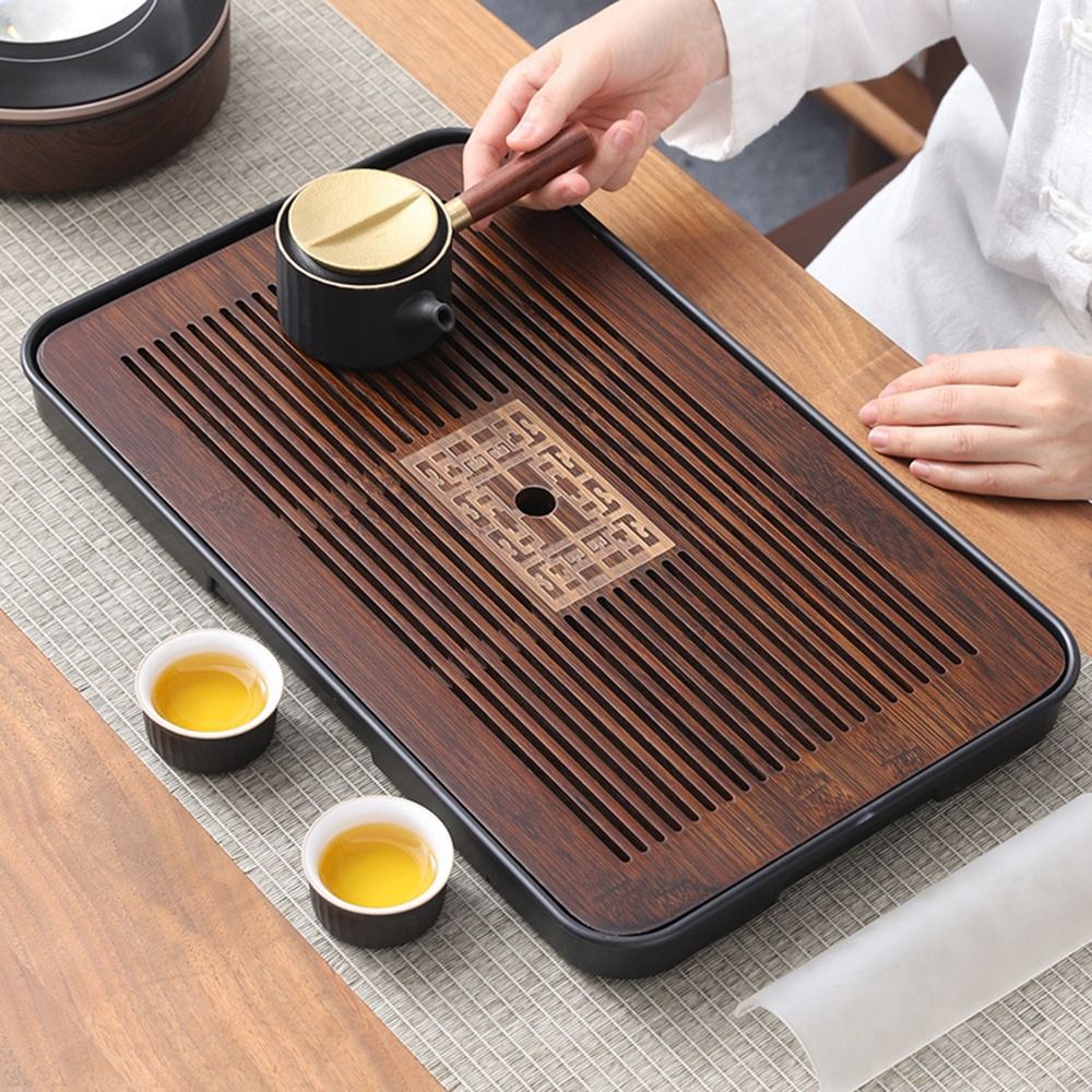 Bamboo Tea Tray - Yeni Bambu Çay Tepsisi 43.5x26.5 cm