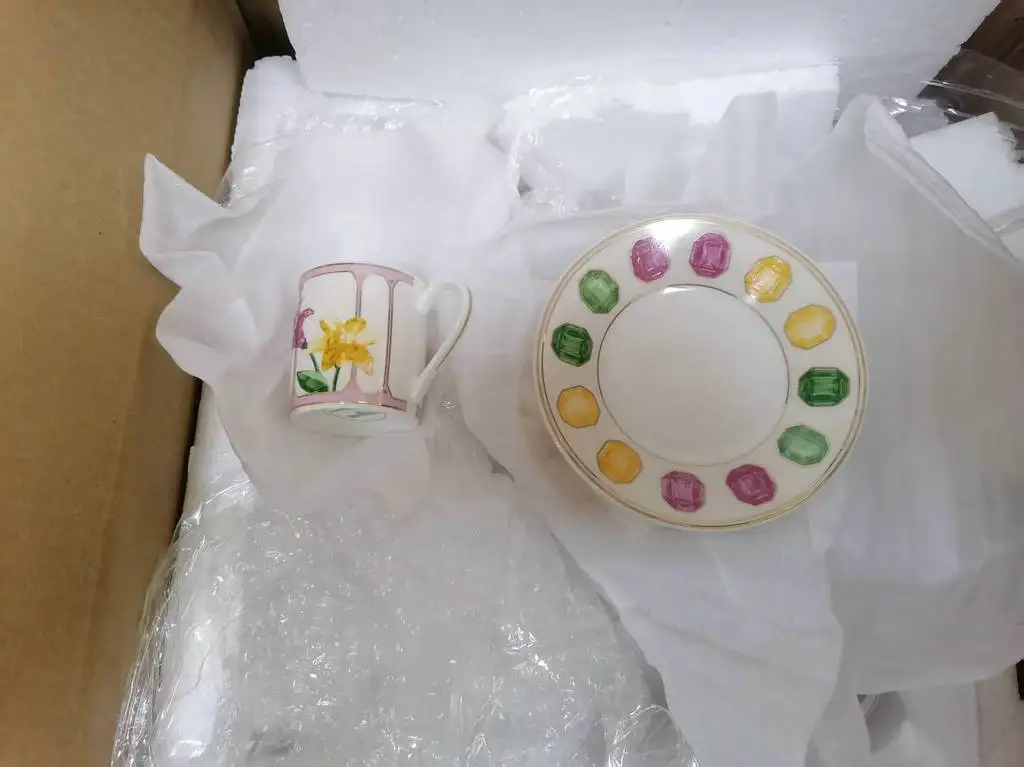 Espresso Cup Saucer - 1 adet fincan + 1 adet