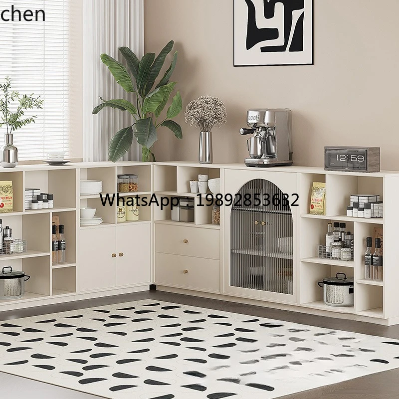 Tea & Coffee Quận 1 - i7 Krem Rengi Kombinasyon Yemek Dolabı