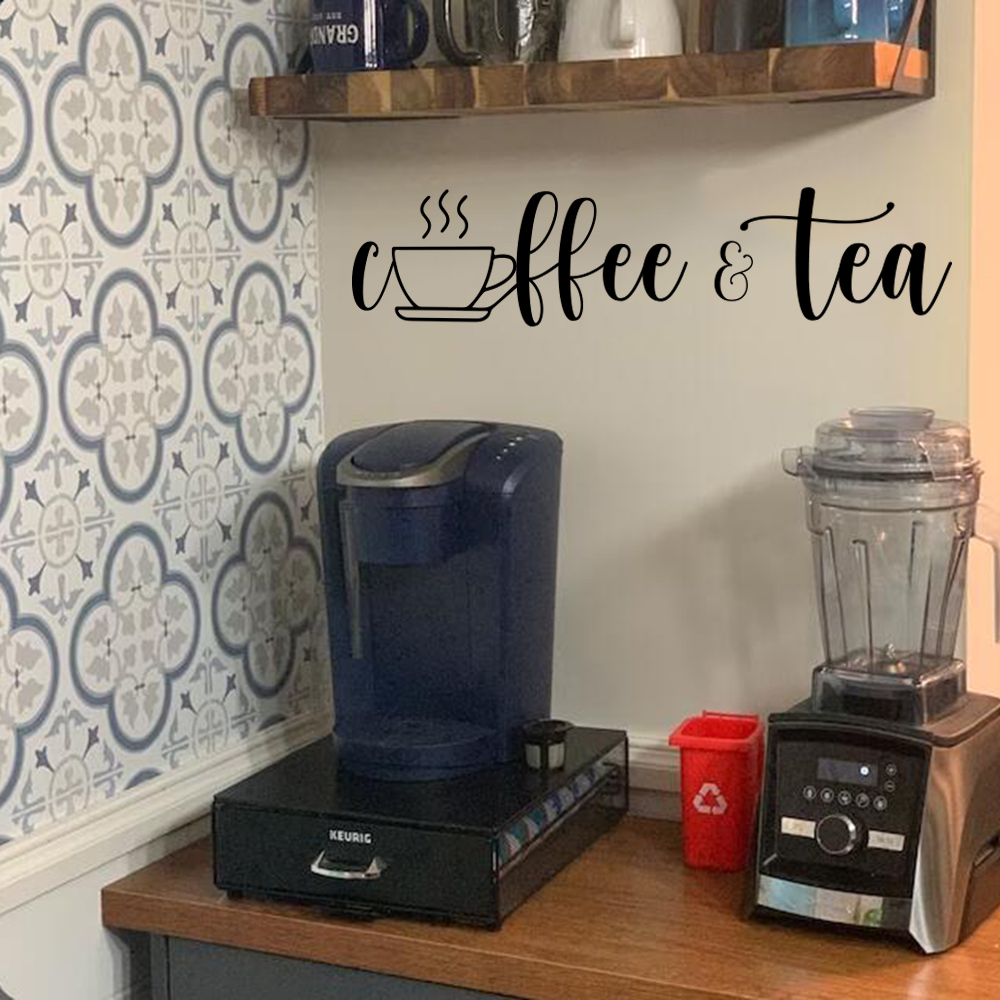 Switching Coffee To Tea - Kahve & çay kupa Bar pencere
