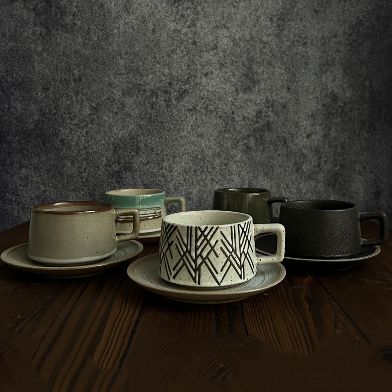Retro Seramik Kahve Fincanı ve - Espresso Cup Saucer incelemesi ve fiyatı
