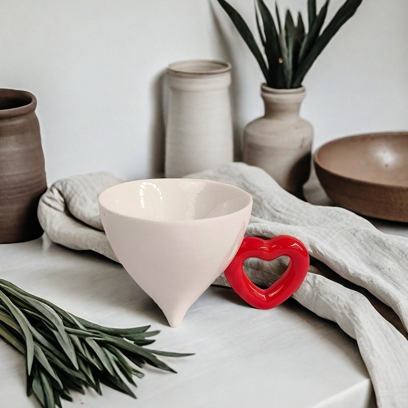 Meyve Desenli Seramik Kahve Fi - Espresso Cup Saucer incelemesi ve fiyatı