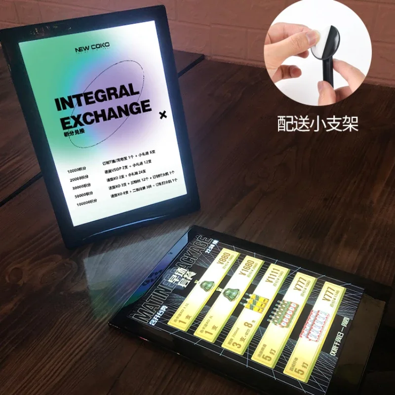 Işıklı LED şarap listesi ekran - Coffee Tea Menu incelemesi ve fiyatı