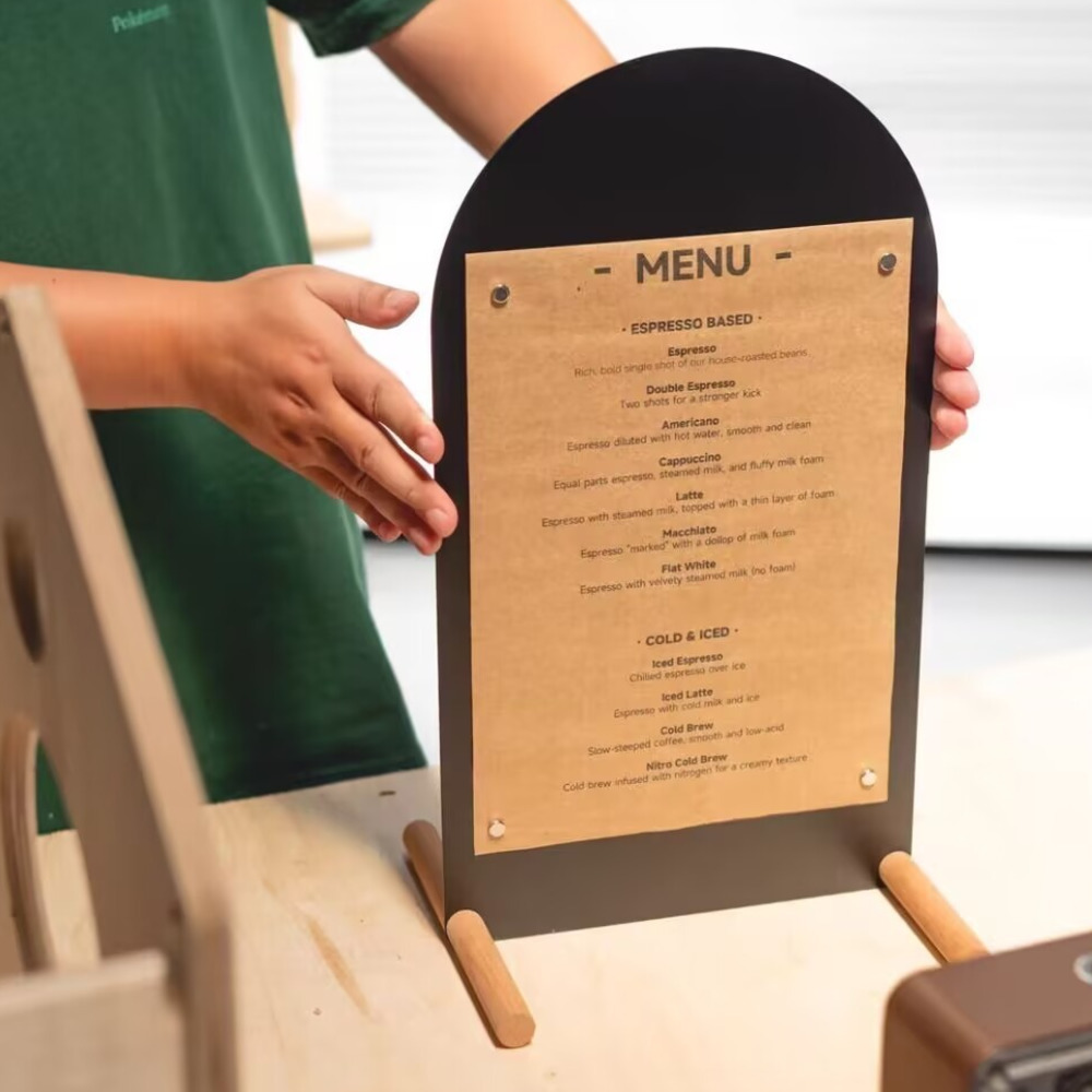 1 Adet A4 Metal El Boyaması Me - Coffee Tea Menu incelemesi ve fiyatı