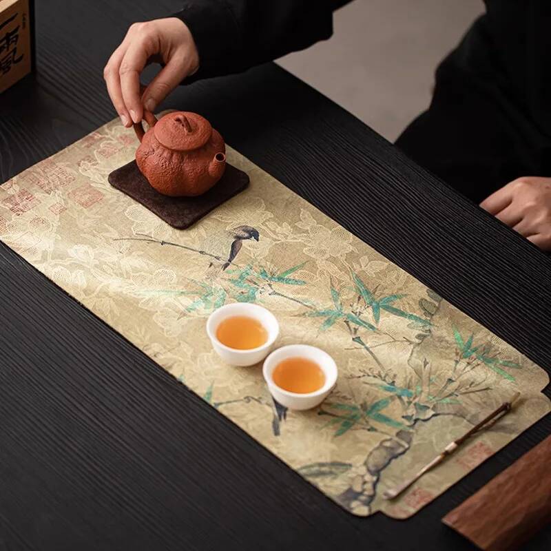 Çin Bulut İpek Yeşil Bambu Kur - Bamboo Tea Tray incelemesi ve fiyatı