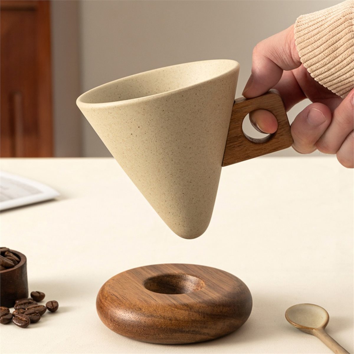 Seramik Kahve Fincanı ve Ahşap - Tea & Coffee Quận 1 incelemesi ve fiyatı