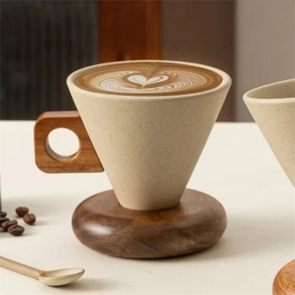 Seramik Kahve Fincanı ve Ahşap - Tea & Coffee Quận 1 incelemesi ve fiyatı