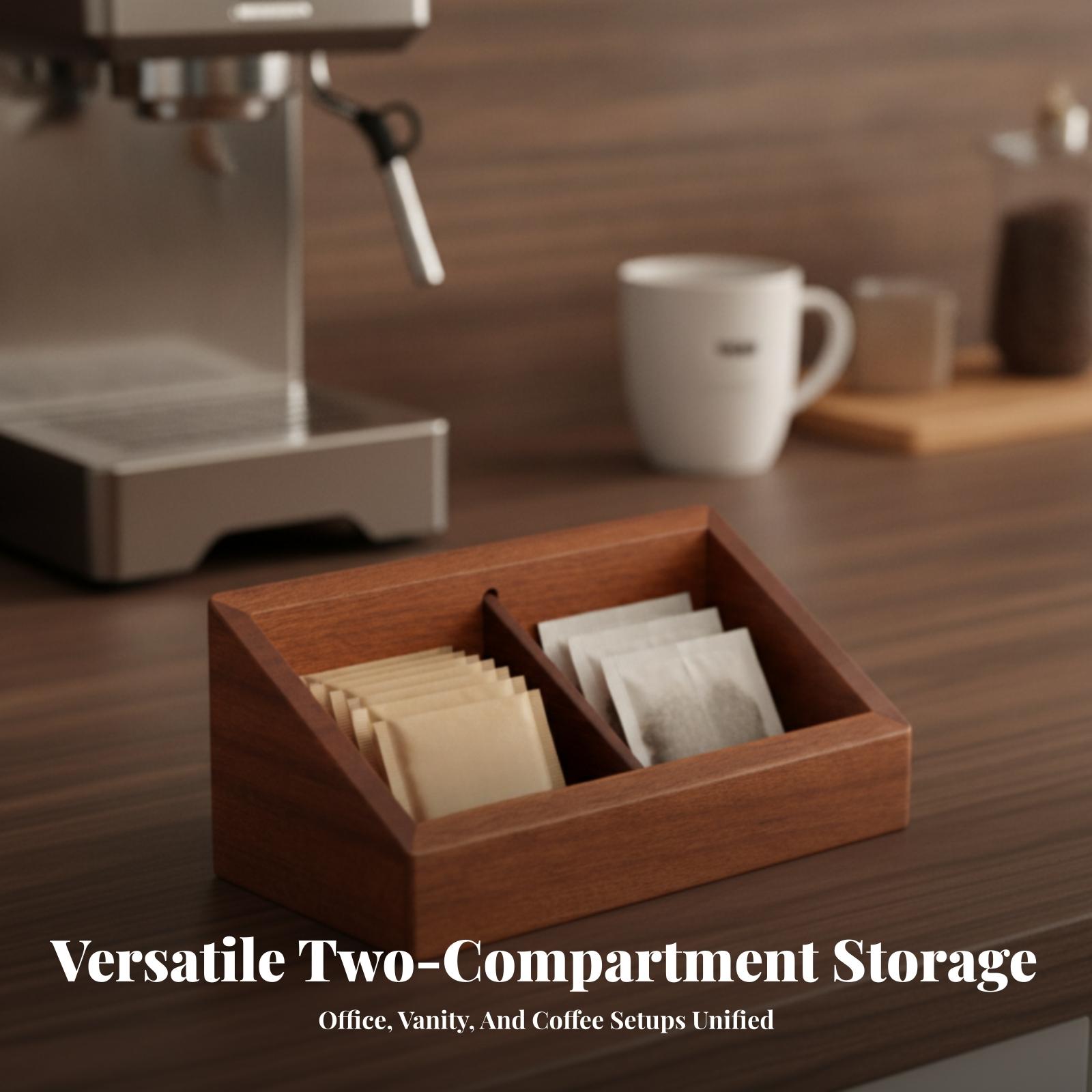 İki Bölmeli Masaüstü Düzenleyi - Coffee Tea Station incelemesi ve fiyatı