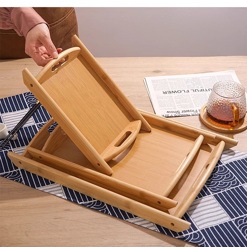 Dikdörtgen Japon Bambu Ahşap T - Bamboo Tea Tray incelemesi ve fiyatı