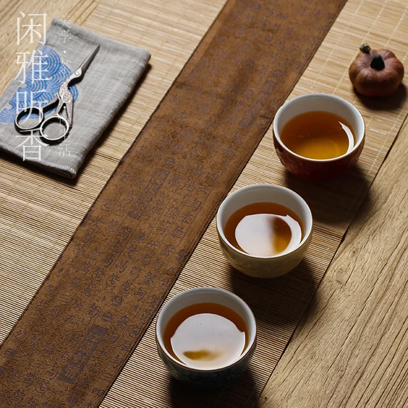 Kumaş Bambu Çay Matı, Keten Ze - Bamboo Tea Tray incelemesi ve fiyatı