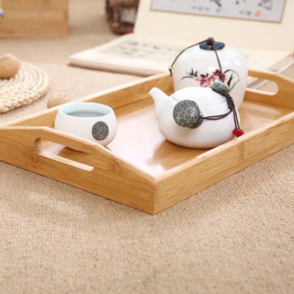 Retro Dikdörtgen Saklama Tepsi - Bamboo Tea Tray incelemesi ve fiyatı