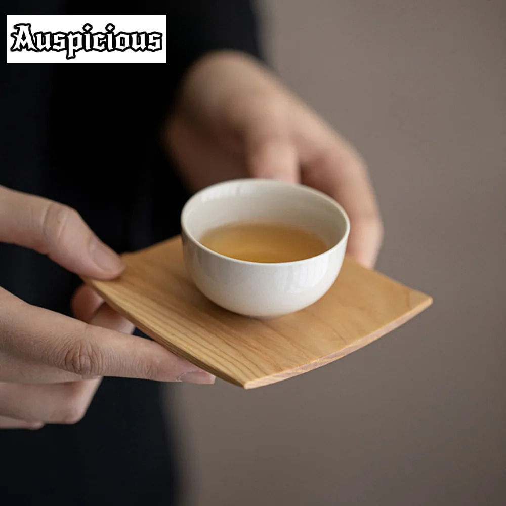2 adet/takım Retro katı ahşap  - Coffee Tea In Chinese incelemesi ve fiyatı