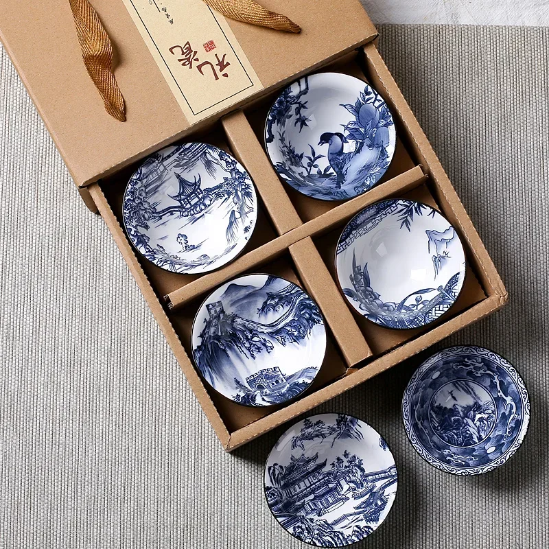 6 adet çin ev çay takımı mavi  - Coffee Tea In Chinese incelemesi ve fiyatı