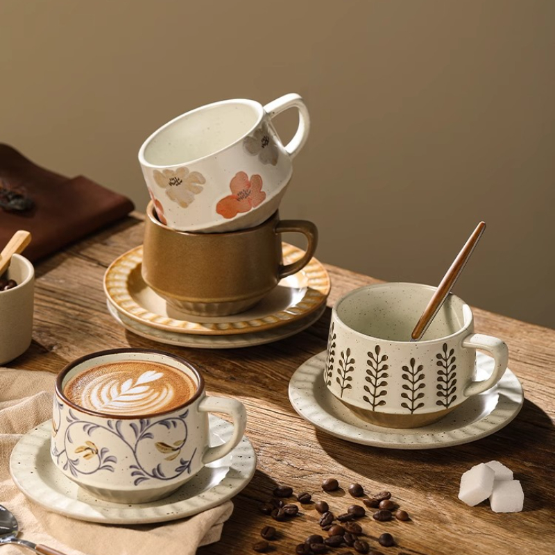 Retro Seramik Bardak Kaba Çöml - Espresso Cup Saucer incelemesi ve fiyatı