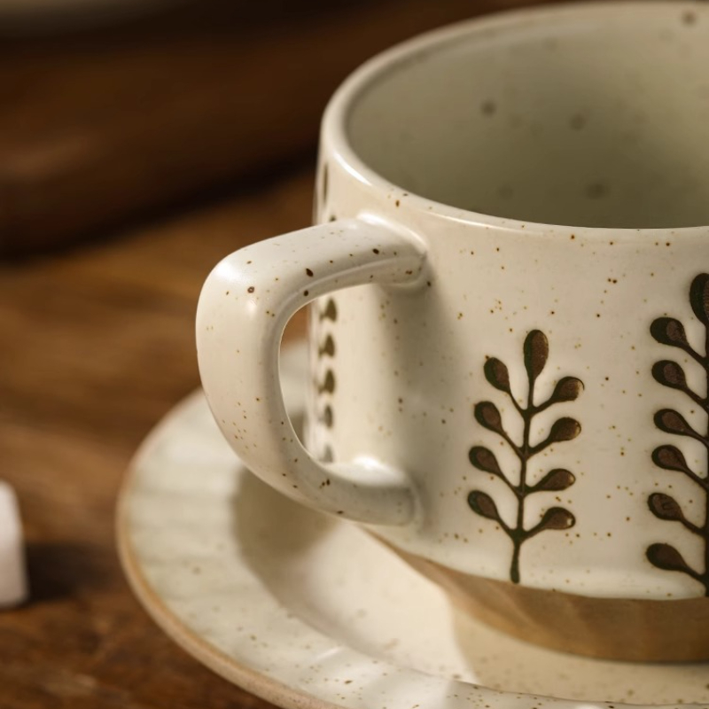 Retro Seramik Bardak Kaba Çöml - Espresso Cup Saucer incelemesi ve fiyatı