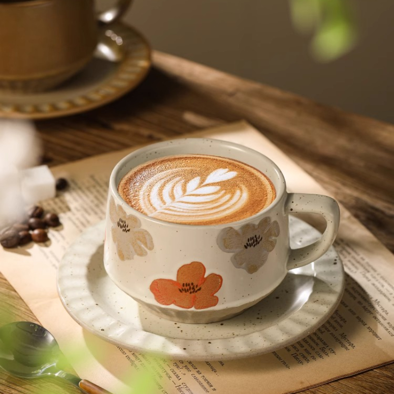 Retro Seramik Bardak Kaba Çöml - Espresso Cup Saucer incelemesi ve fiyatı