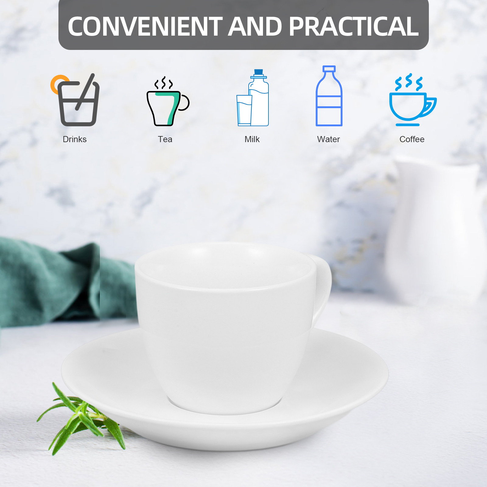 1 Takım Kahve Fincanı ve Tabağ - Coffee Tea Drink incelemesi ve fiyatı