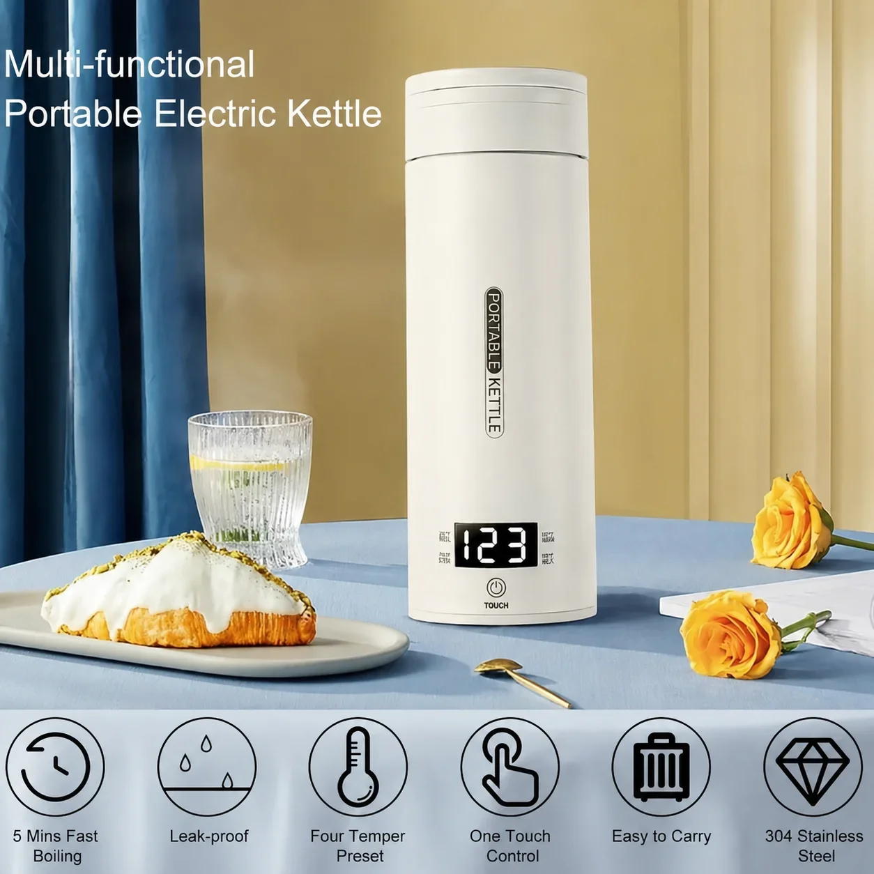 450ML Elektrikli Su Isıtıcısı  - Coffee Tea Menu incelemesi ve fiyatı