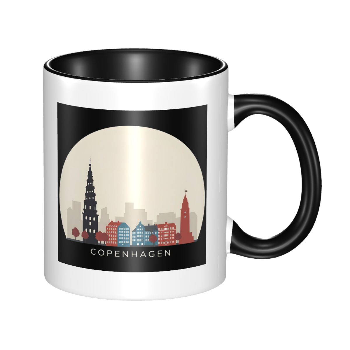 Kopenhag Seyahat Simgesi Kupa  - Coffee Tea Icon incelemesi ve fiyatı