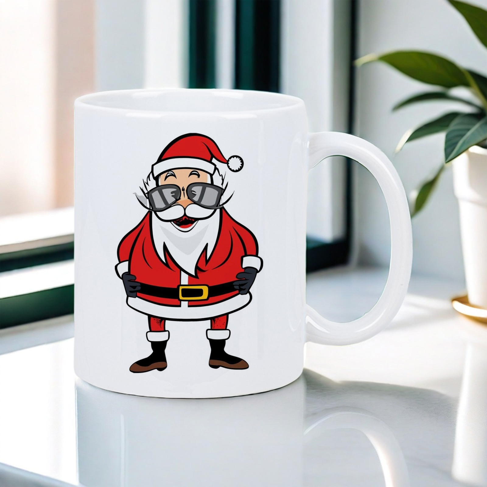Sınır ötesi beyaz Noel Baba ku - Coffee Tea Icon incelemesi ve fiyatı