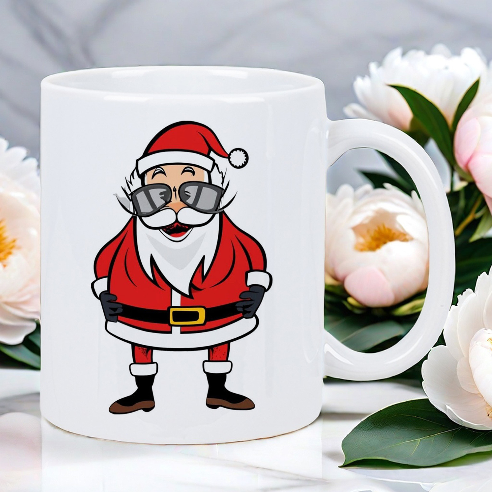 Sınır ötesi beyaz Noel Baba ku - Coffee Tea Icon incelemesi ve fiyatı