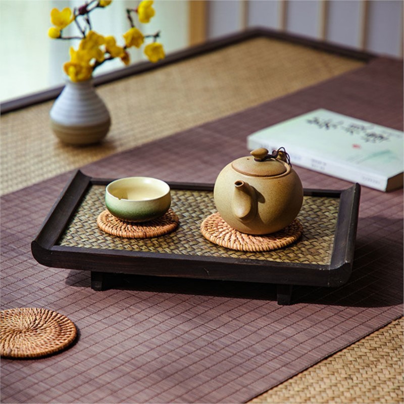 Zen Retro tarzı çay seti depol - Bamboo Tea Tray incelemesi ve fiyatı